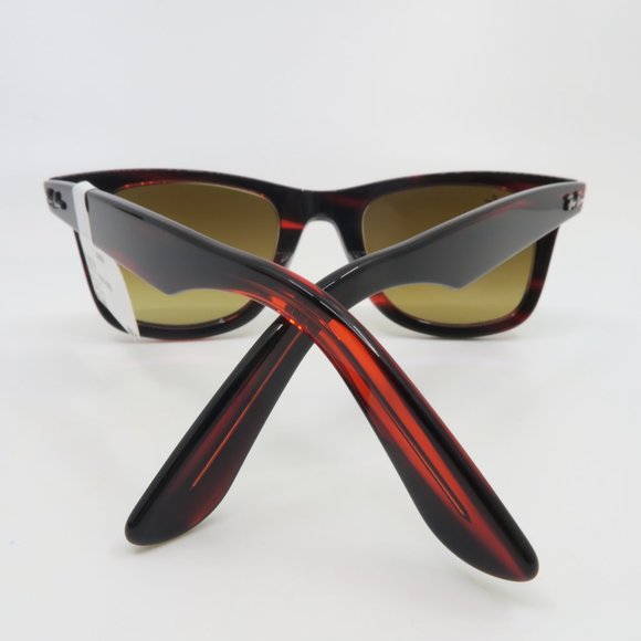 Ray-Ban RB 2140 1362/85 50mm WAYFARER Red/Brown Gradient New Unisex Sunglasses. - Picture 7 of 8